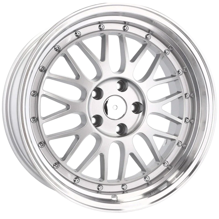 Alu kola Racing Line A1025 9x18 5x112 ET35 66.6 Machined Silver | Wheelsup.cz
