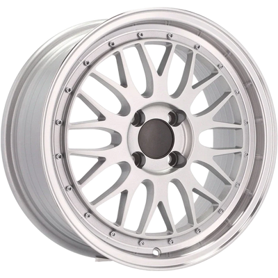 Alu kola Racing Line A1025 7.5x16 4x100 ET20 57.1 Silver & Polished Lip | Wheelsup.cz