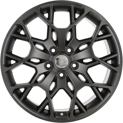 Alu kola pro Jeep A1458 9x21 5x127 ET50 71.6 Black Half Matt | Wheelsup.cz