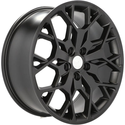 Alu kola pro Jeep A1458 9x21 5x127 ET50 71.6 Black Half Matt | Wheelsup.cz