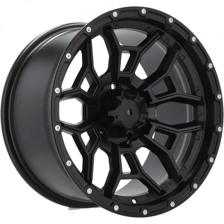 Alu kola pro Offroad A1915 8x15 6x139.7 ET-10 110.1 Black Half Matt | Wheelsup.cz