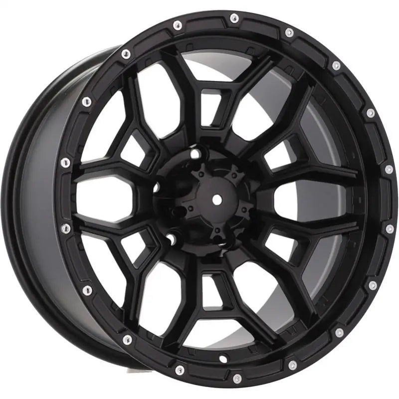Alu kola pro Offroad A1915 8x15 6x139.7 ET-10 110.1 Black Half Matt | Wheelsup.cz