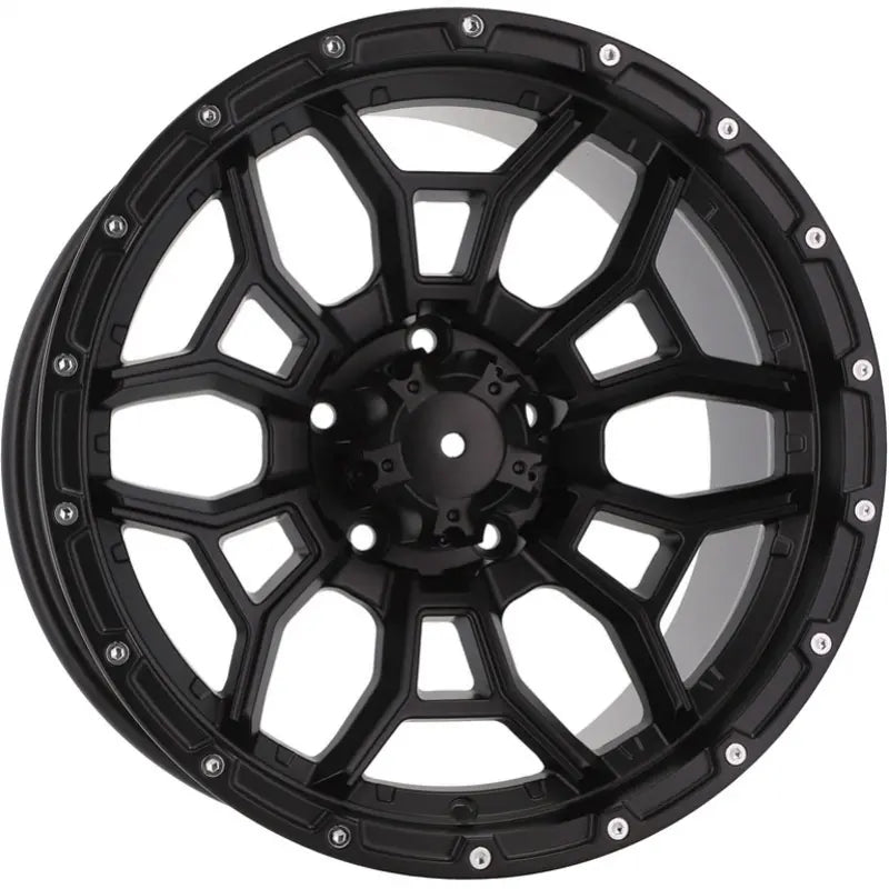 Alu kola pro Offroad A1915 8x15 6x139.7 ET-10 110.1 Black Half Matt | Wheelsup.cz