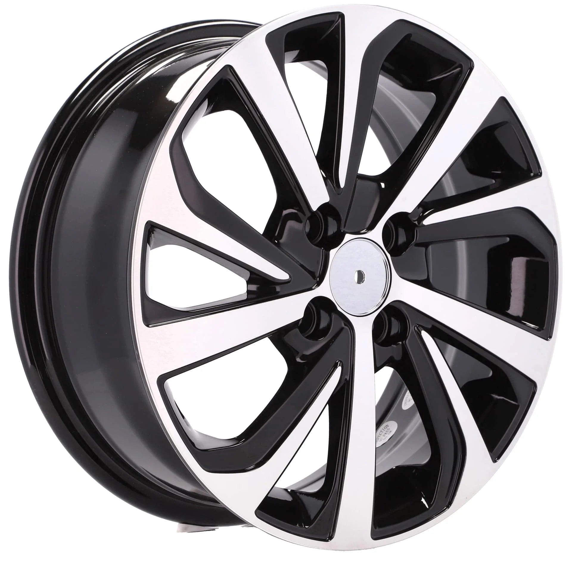 Alu kola pro Hyundai A423 6.5x16 4x100 ET48 54.1 Black Polished | Wheelsup.cz