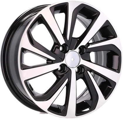 Alu kola pro Hyundai A423 6x14 4x100 ET40 60.1 Black Polished