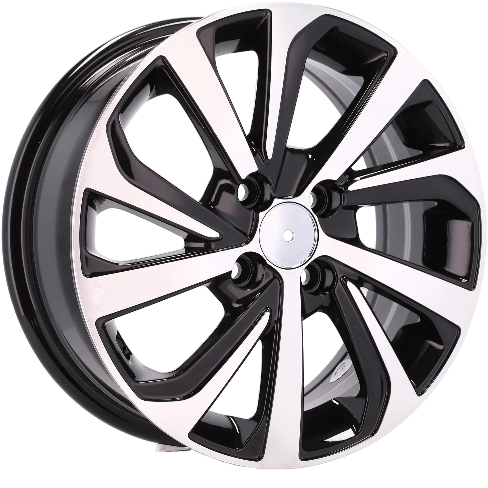 Alu kola pro Hyundai A423 6.5x16 4x100 ET48 54.1 Black Polished | Wheelsup.cz