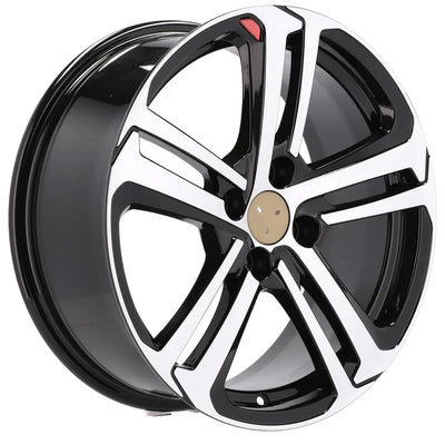 Alu kola pro Citroen A5017 6.5x15 4x108 ET20 65.1 Black Polished | Wheelsup.cz