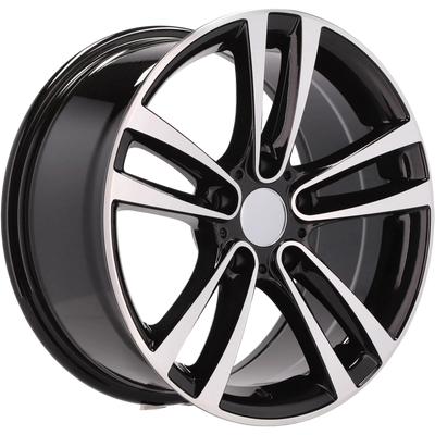 Alu kola pro BMW A5035 8x17 5x120 ET34 72.6 Black Polished | Wheelsup.cz