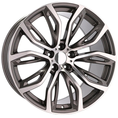 Alu kola pro BMW A5040 10.5x21 5x120 ET45 74.1 Grey Polished | Wheelsup.cz