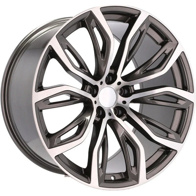 Alu kola pro BMW A5040 10.5x21 5x120 ET45 74.1 Grey Polished | Wheelsup.cz