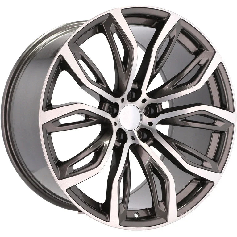 Alu kola pro BMW A5040 10.5x21 5x120 ET45 74.1 Grey Polished | Wheelsup.cz