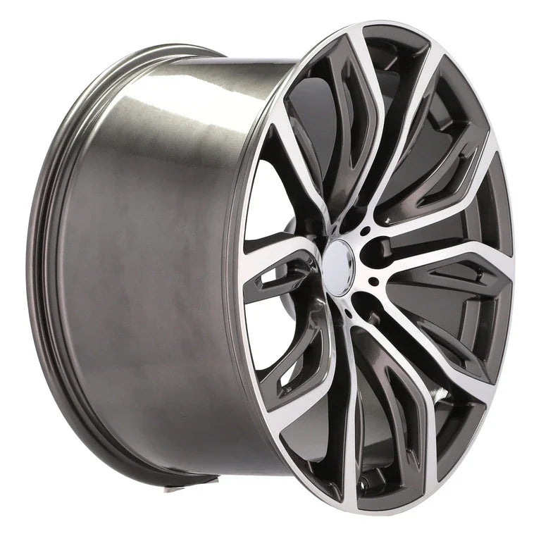 Alu kola pro BMW A5040 10.5x21 5x120 ET45 74.1 Grey Polished | Wheelsup.cz