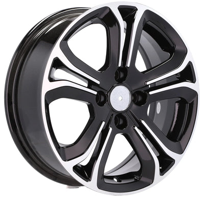 Alu kola pro Citroen A5108 6x16 4x108 ET22 65.1 Black Polished | Wheelsup.cz