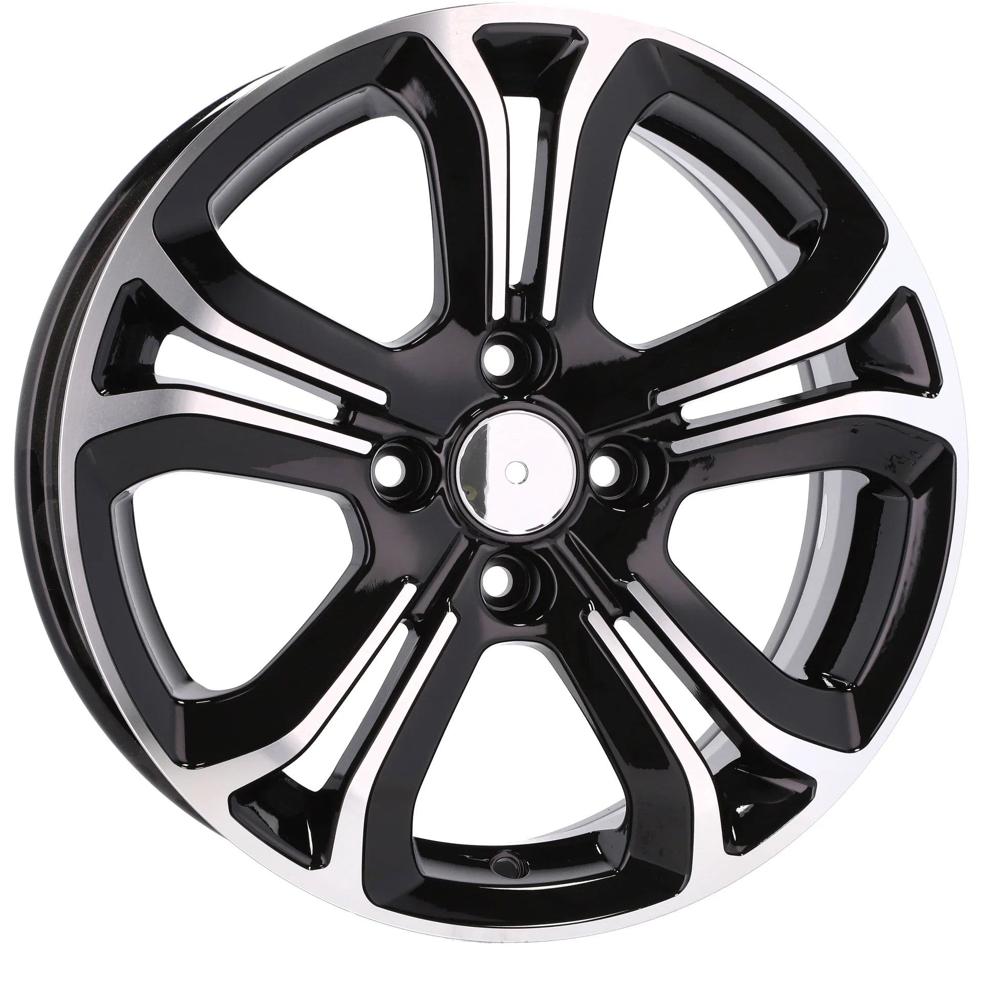 Alu kola pro Citroen A5108 6x16 4x108 ET22 65.1 Black Polished | Wheelsup.cz
