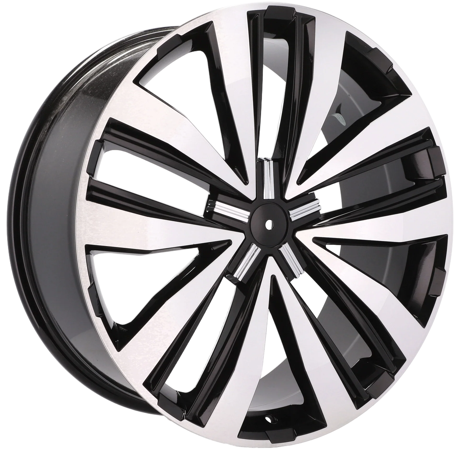 Alu kola pro Volkswagen A5377 8.5x20 5x120 ET45 65.1 Black Polished | Wheelsup.cz