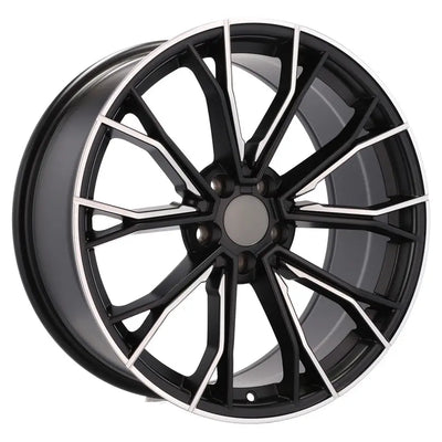 Alu kola pro BMW A5385 9.5x19 5x112 ET38 66.6 Black Half Matt | Wheelsup.cz