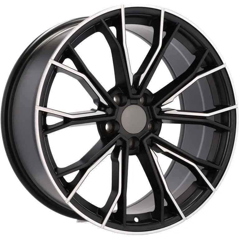 Alu kola pro BMW A5385 9.5x19 5x112 ET38 66.6 Black Half Matt | Wheelsup.cz