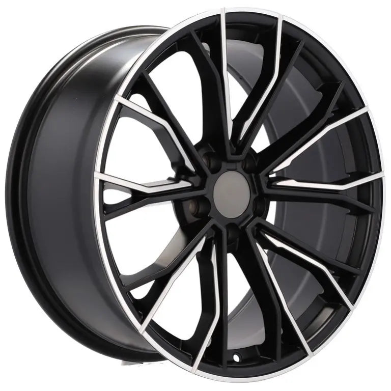 Alu kola pro BMW A5385 9.5x19 5x112 ET38 66.6 Black Half Matt | Wheelsup.cz