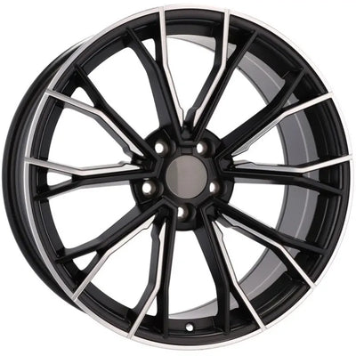 Alu kola pro BMW A5385 9.5x19 5x112 ET38 66.6 Black Half Matt | Wheelsup.cz