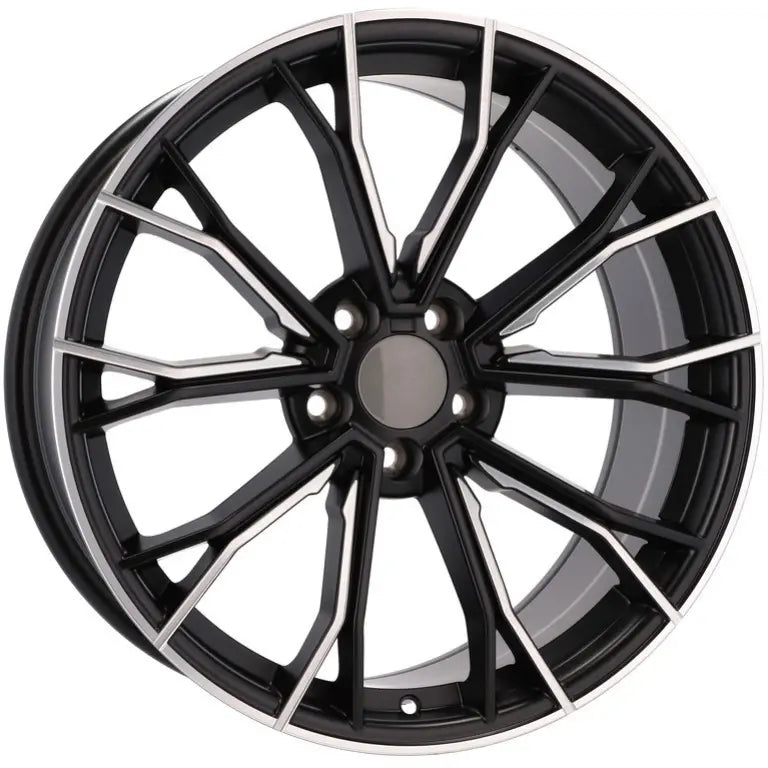 Alu kola pro BMW A5385 9.5x19 5x112 ET38 66.6 Black Half Matt | Wheelsup.cz