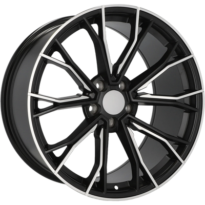 Alu kola pro BMW A5385 8.5x20 5x120 ET33 72.6 Black Half Matt | Wheelsup.cz