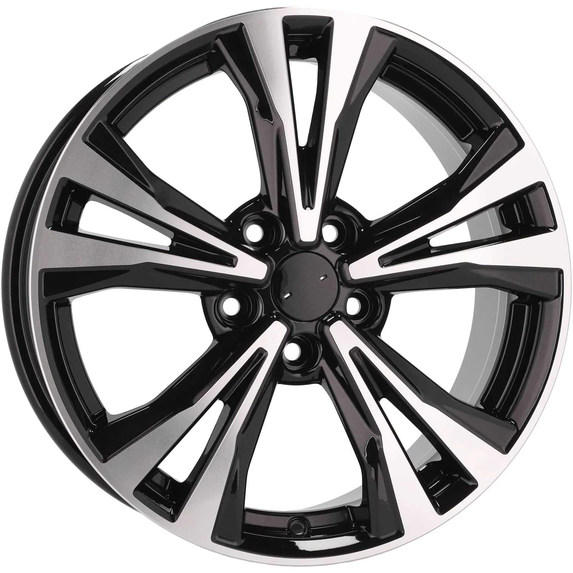 Alu kola pro Nissan A5832 7x18 5x114.3 ET40 66.1 Black Polished | Wheelsup.cz