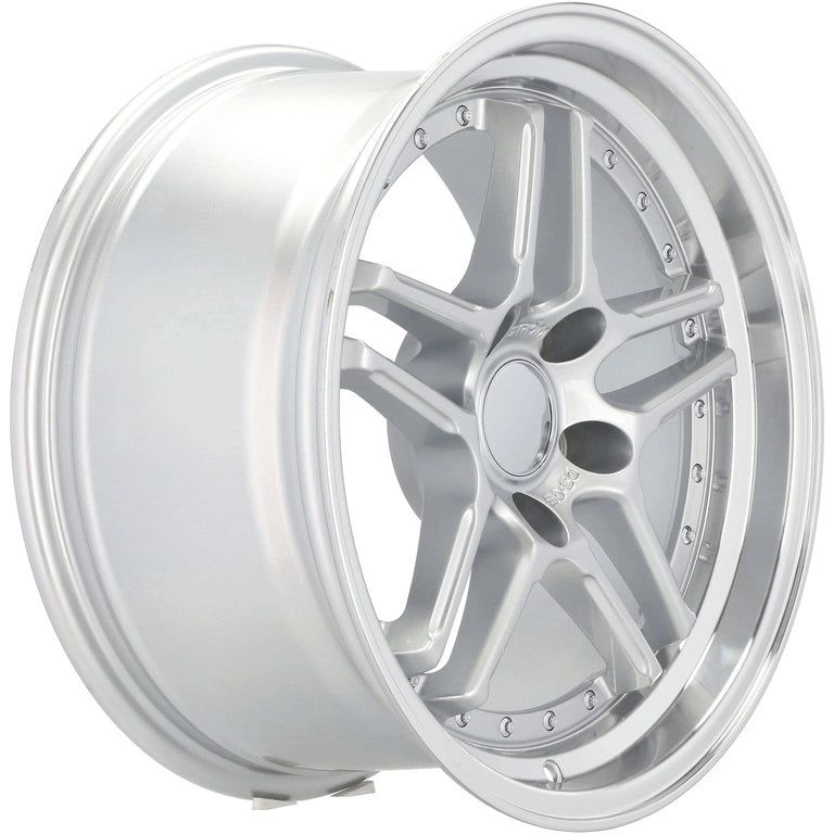 Alu kola pro BMW A5863 8.5x17 5x120 ET30 72.6 Silver & Polished Lip | Wheelsup.cz