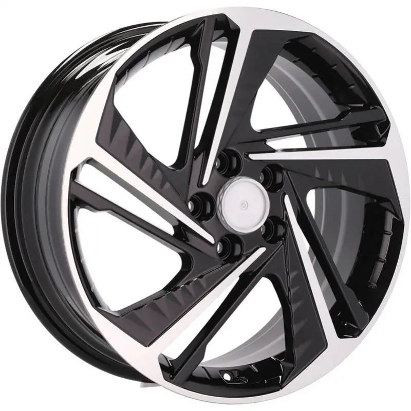 Alu kola pro Hyundai A5895 7x17 5x114.3 ET43.5 67.1 Black Polished | Wheelsup.cz