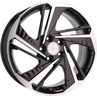 Alu kola pro Hyundai A5895 7x17 5x114.3 ET49 67.1 Black Polished | Wheelsup.cz