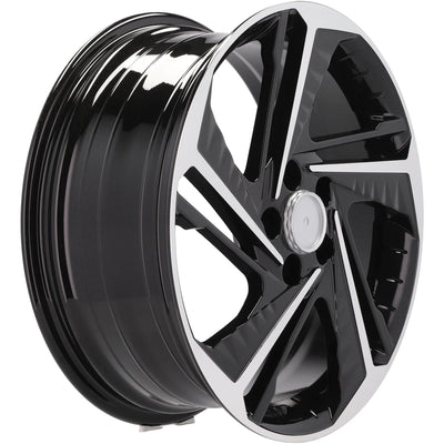 Alu kola pro Hyundai A5895 7x17 5x114.3 ET49 67.1 Black Polished | Wheelsup.cz