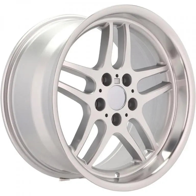 Alu kola pro BMW A5913 10x19 5x120 ET20 74.1 Silver & Polished Lip