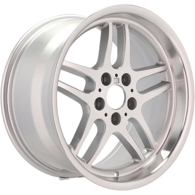 Alu kola pro BMW A5913 9.5x18 5x120 ET20 74.1 Silver & Polished Lip | Wheelsup.cz