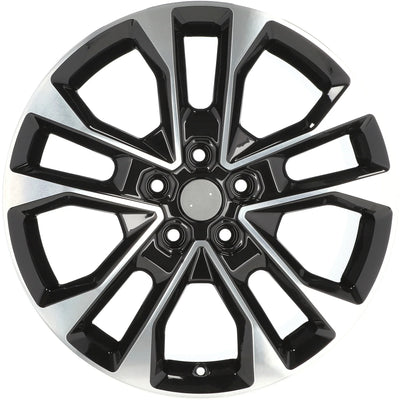 Alu kola pro Jeep A5914 8.5x20 5x127 ET50 71.6 Black Polished | Wheelsup.cz