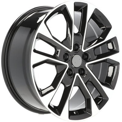 Alu kola pro Jeep A5914 8.5x20 5x127 ET50 71.6 Black Polished | Wheelsup.cz