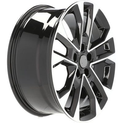 Alu kola pro Jeep A5914 8.5x20 5x127 ET50 71.6 Black Polished | Wheelsup.cz