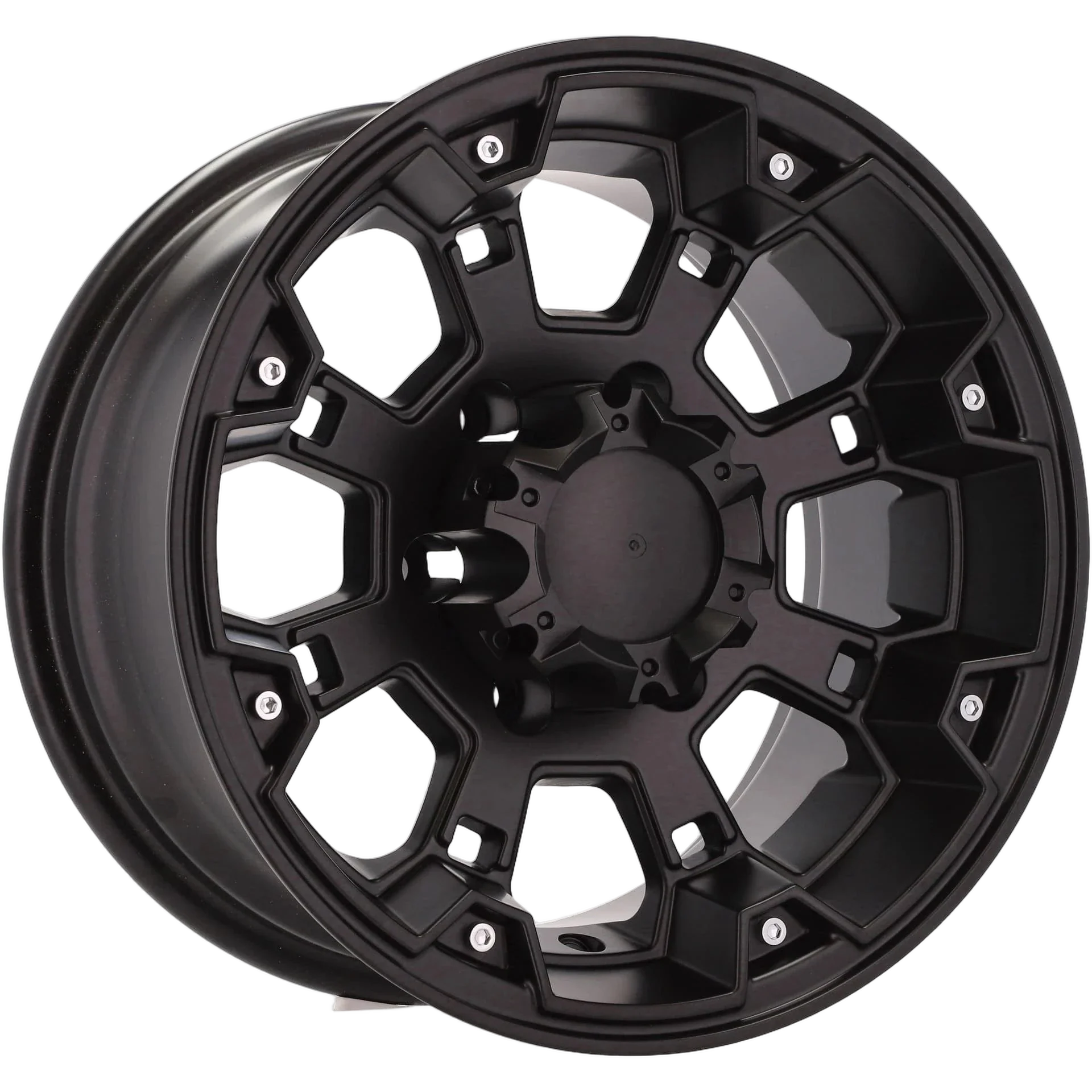 Alu kola pro Offroad A8068 8x15 6x139.7 ET-10 110.1 Black Half Matt | Wheelsup.cz