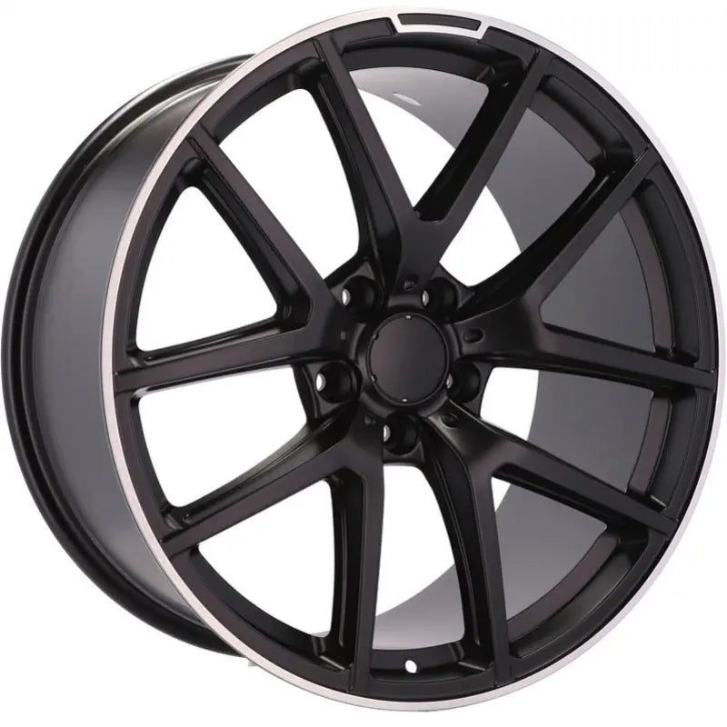 Alu kola pro Mercedes A8221 10x20 5x130 ET35 84.1 Black & Polished Lip | Wheelsup.cz