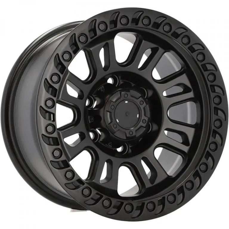Alu kola pro Offroad A8916 8x15 6x139.7 ET0 110.1 Black Half Matt | Wheelsup.cz