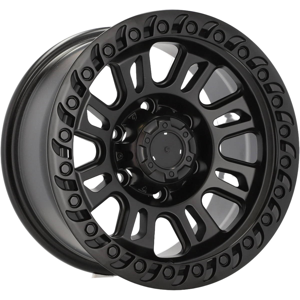 Alu kola pro Offroad A8916 8x15 6x139.7 ET0 110.1 Black Half Matt | Wheelsup.cz