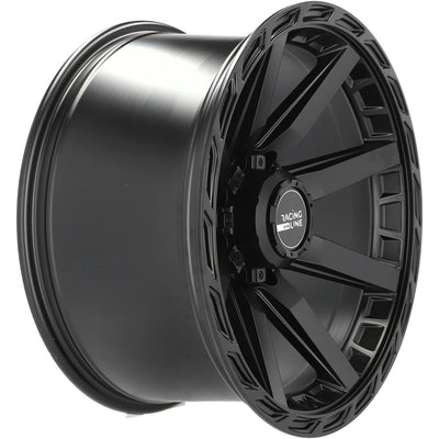 Alu kola pro Offroad A8917 10x20 8x165.1 ET-18 125.2 Black Half Matt | Wheelsup.cz