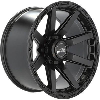 Alu kola pro Offroad A8917 10x20 8x165.1 ET-18 125.2 Black Half Matt | Wheelsup.cz
