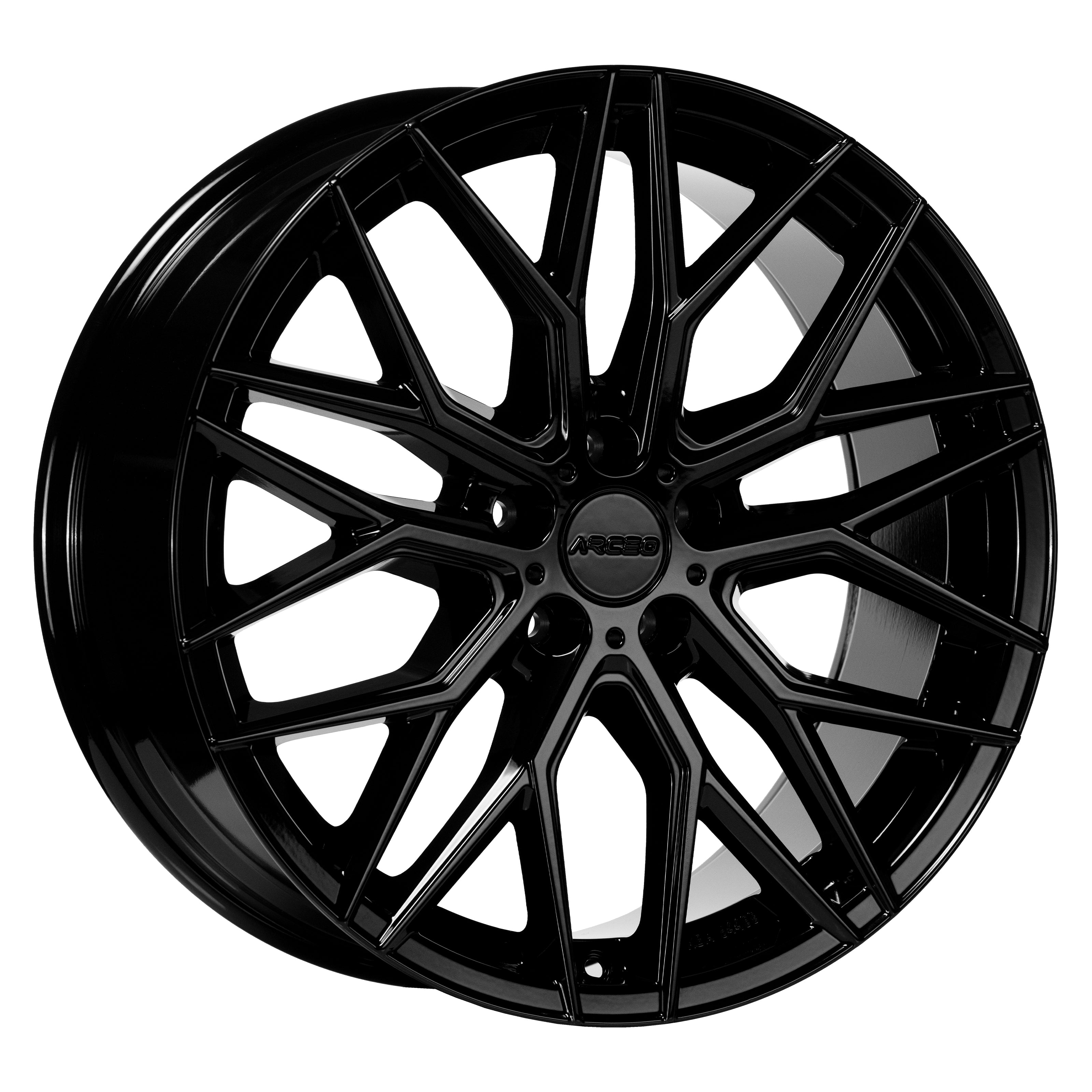 Alu kola Arceo VALENCIA 8.5x19 5x108 ET45 Glossy Black