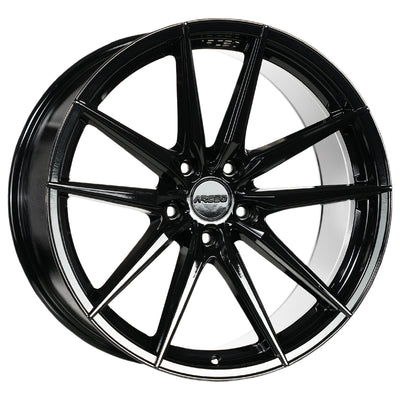 Alu kola Arceo MONACO 8.5x19 5x114.3 ET33 Glossy Black | Wheelsup.cz