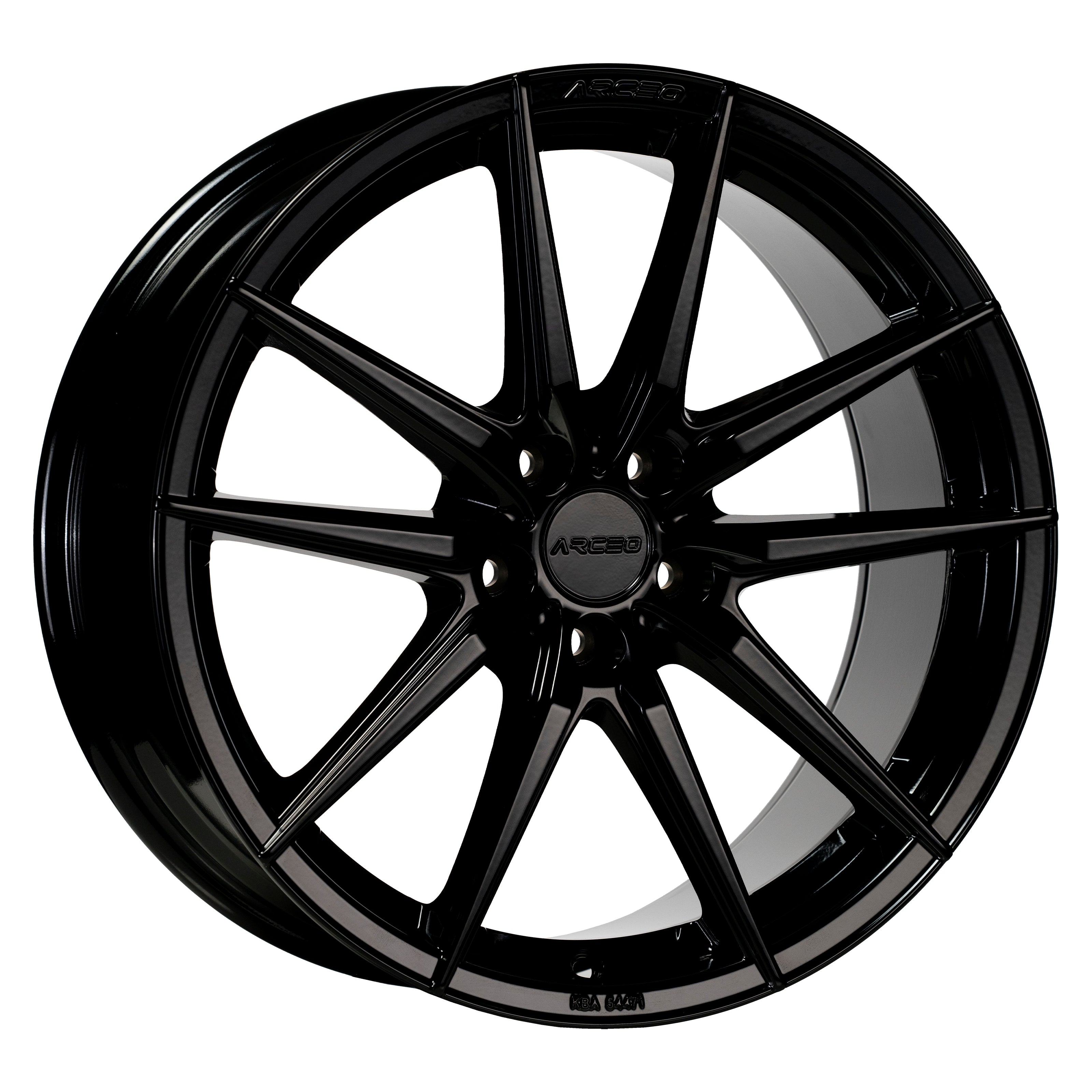 Alu kola Arceo MONACO 8.5x19 5x108 ET45 Glossy Black