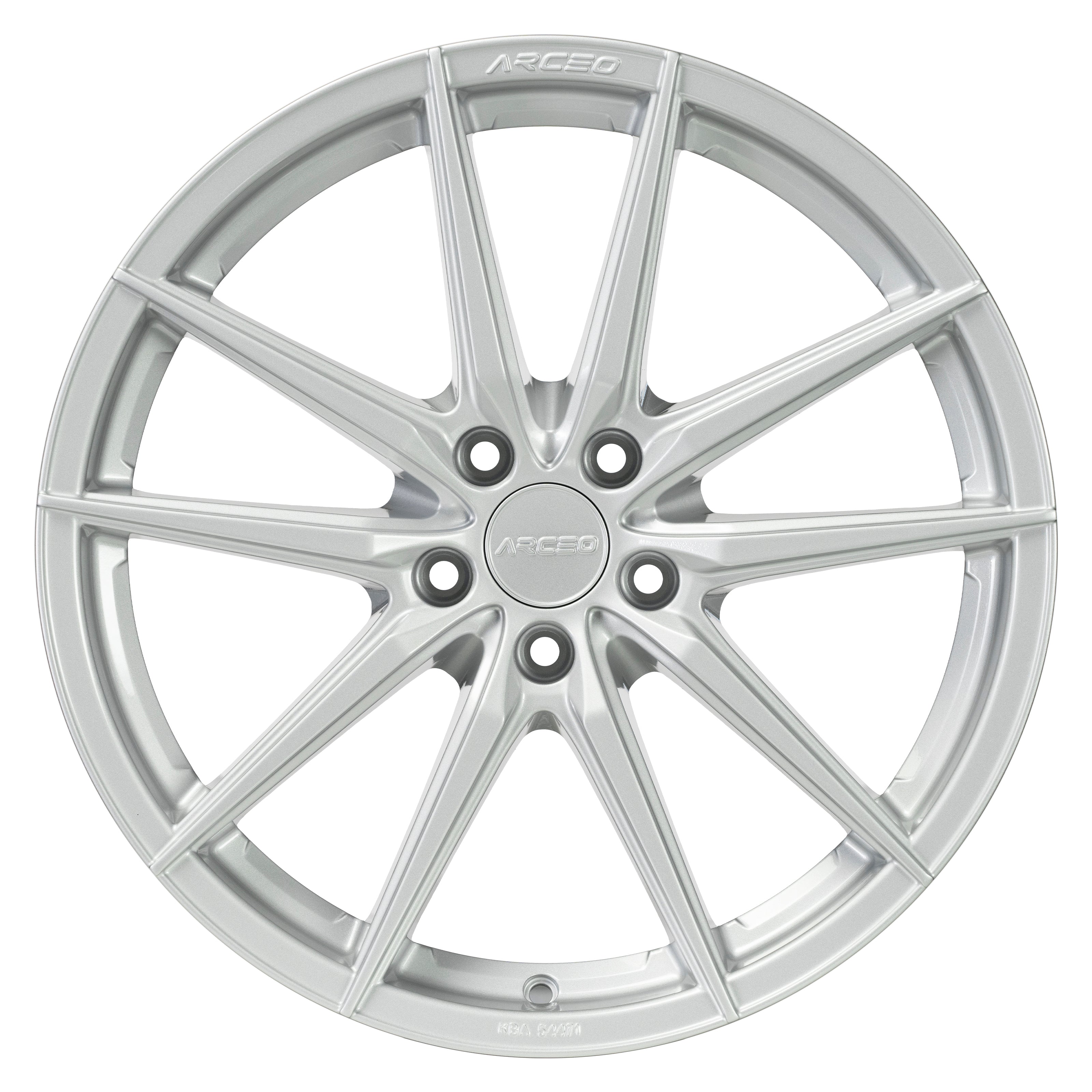 Alu kola Arceo MONACO 8.5x19 5x112 ET45 White Silver