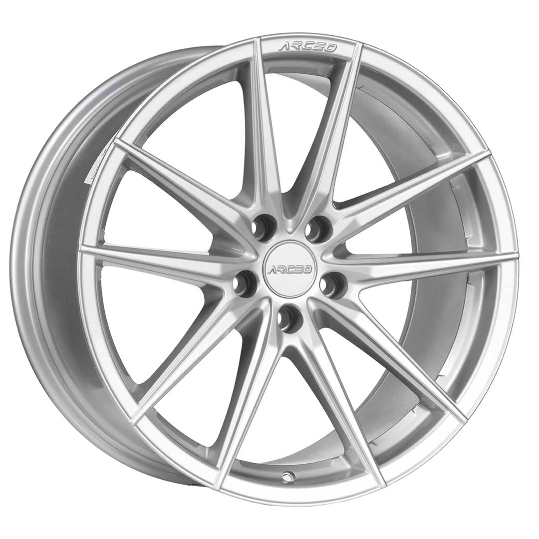 Alu kola Arceo MONACO 9.5x19 5x112 ET45 White Silver