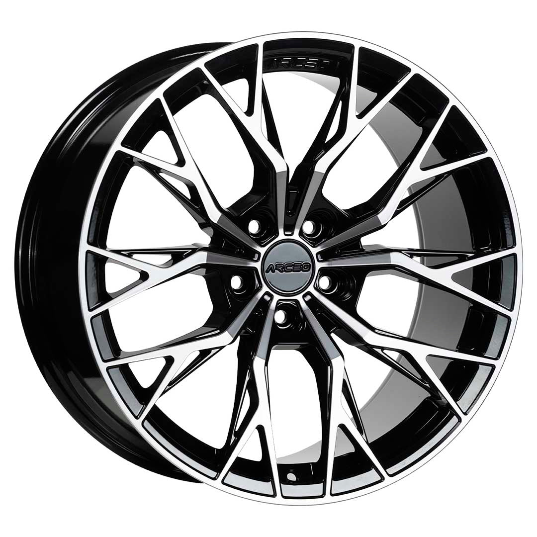 Alu kola Arceo ROMA 8.5x19 5x114.3 ET35 Black Diamond