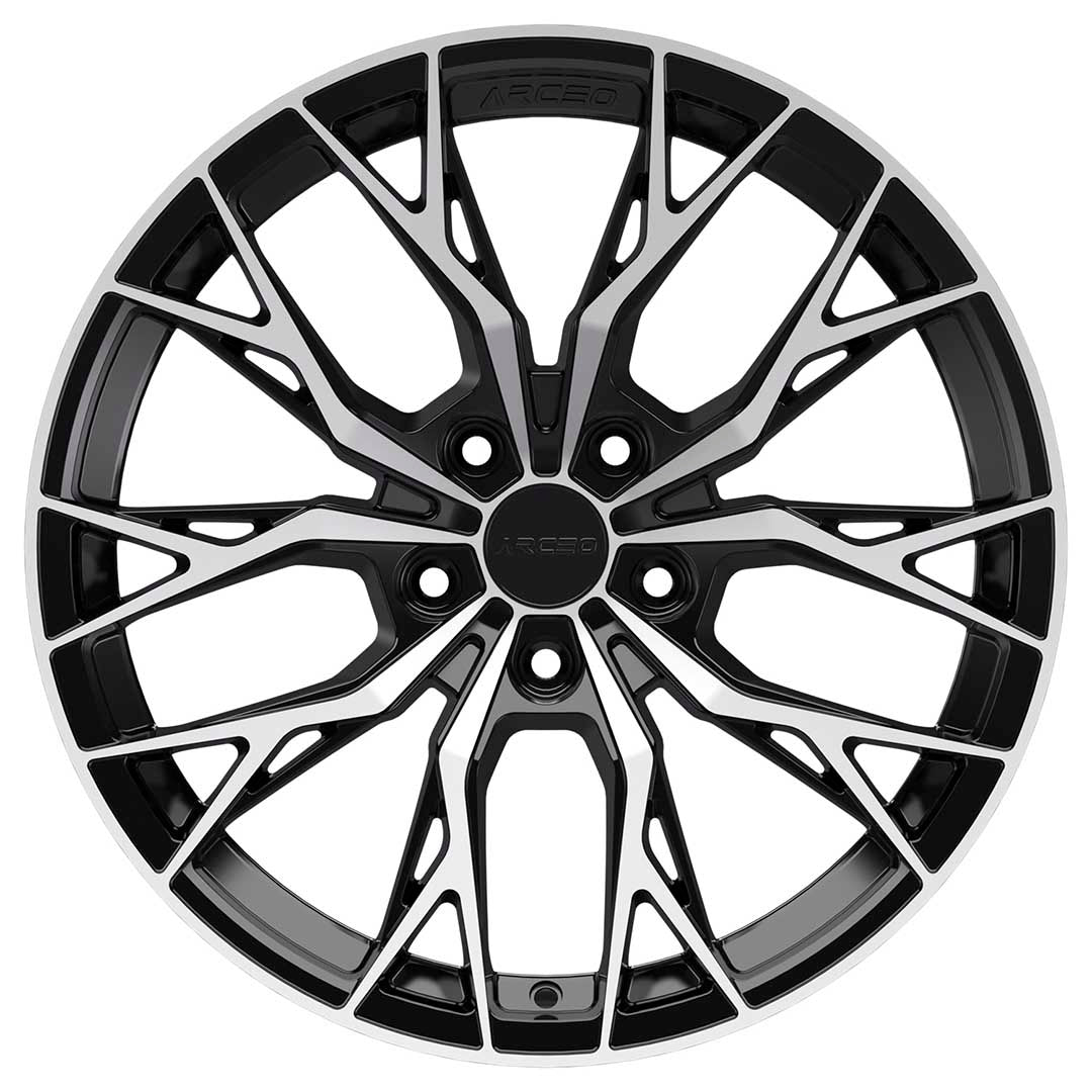 Alu kola Arceo ROMA 8.5x19 5x114.3 ET35 Black Diamond