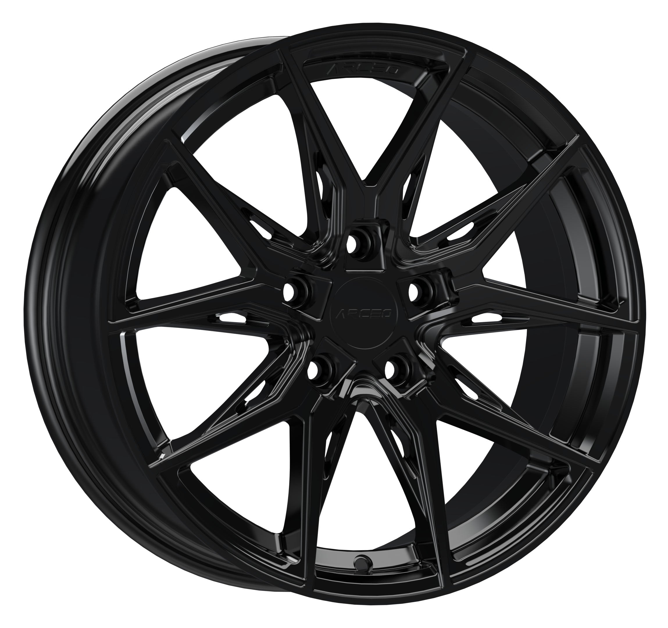 Alu kola Arceo MARSEILLE 7.5x17 5x100 ET35 Glossy Black