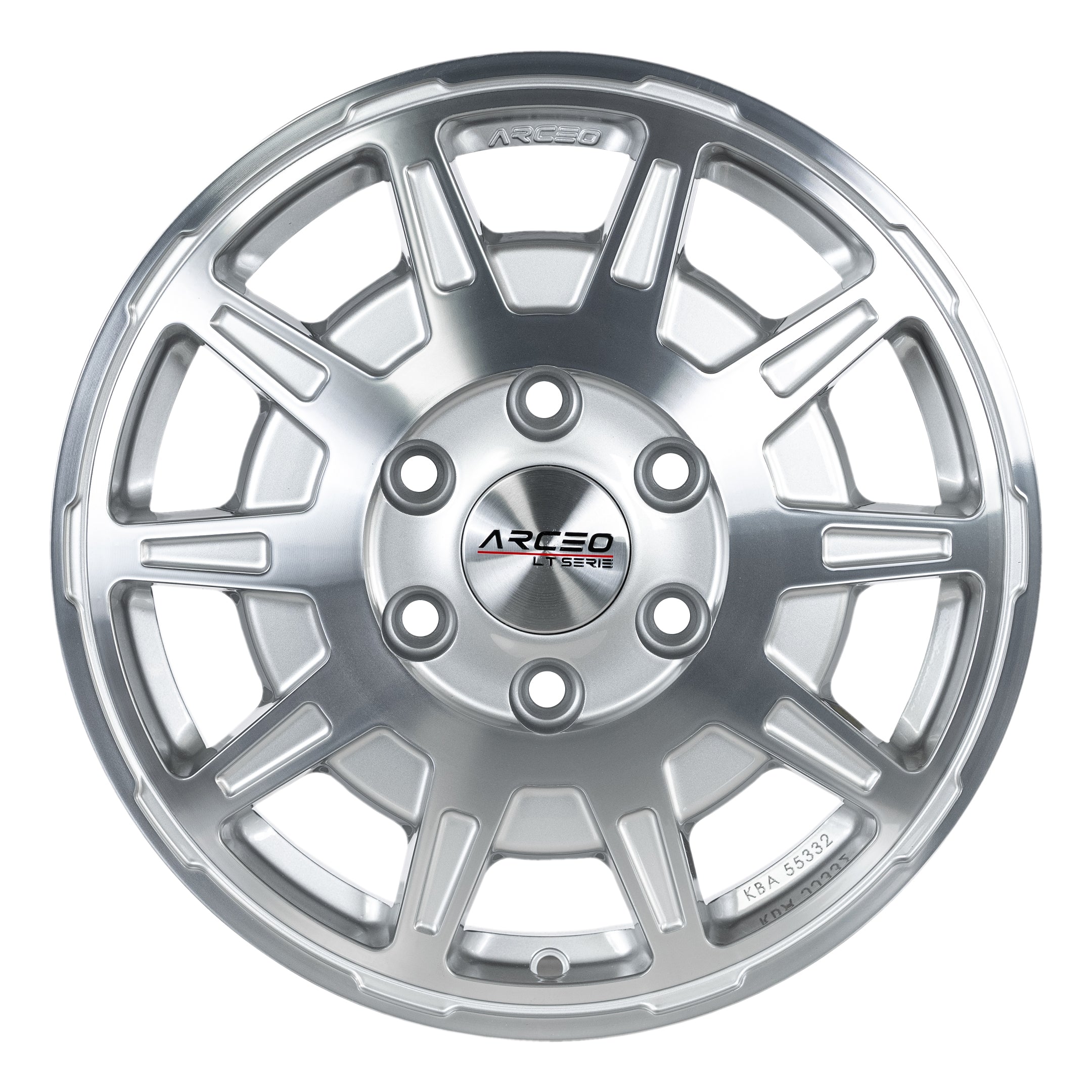 Alu kola Arceo LT1 6.5x16 6x130 ET62 Silver Diamond